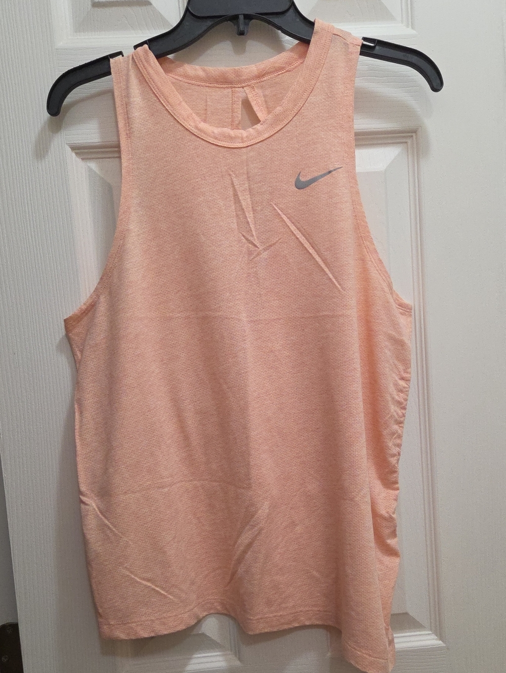 Nike Women’s Peach Muscle Tank Top with Small Swoosh